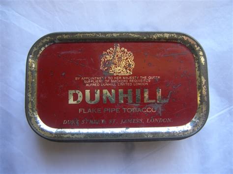 dunhill tin dating